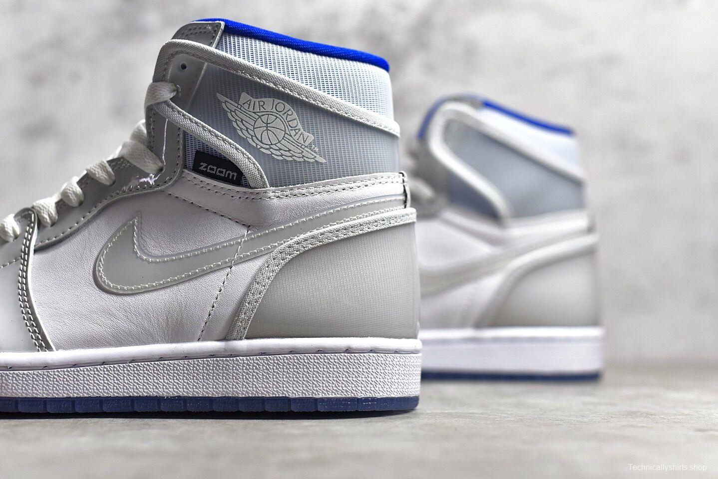 Jordan 1 Retro High Zoom White Racer Blue