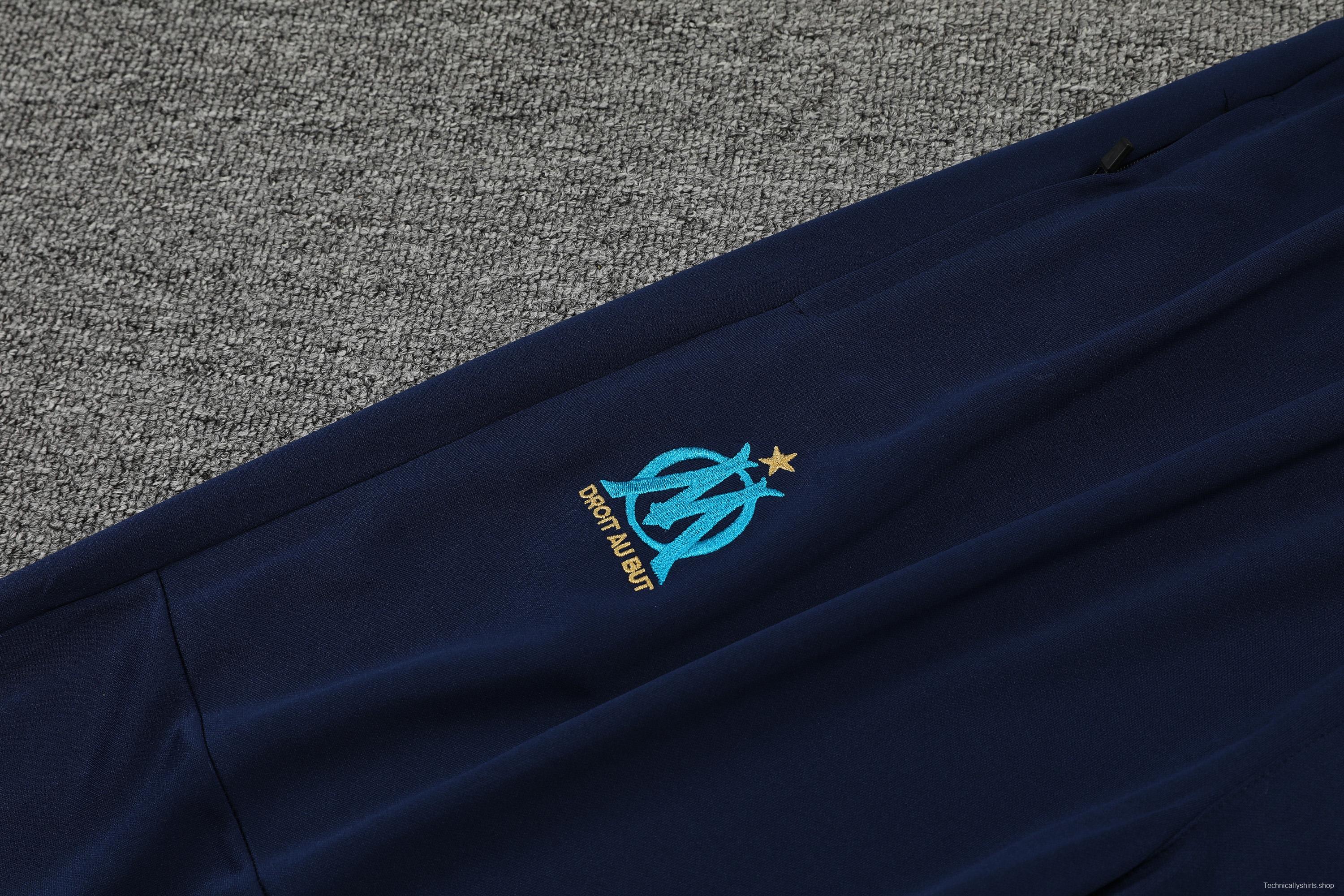 Olympique de Marseille POLO ki t royal blue (not sold separately)