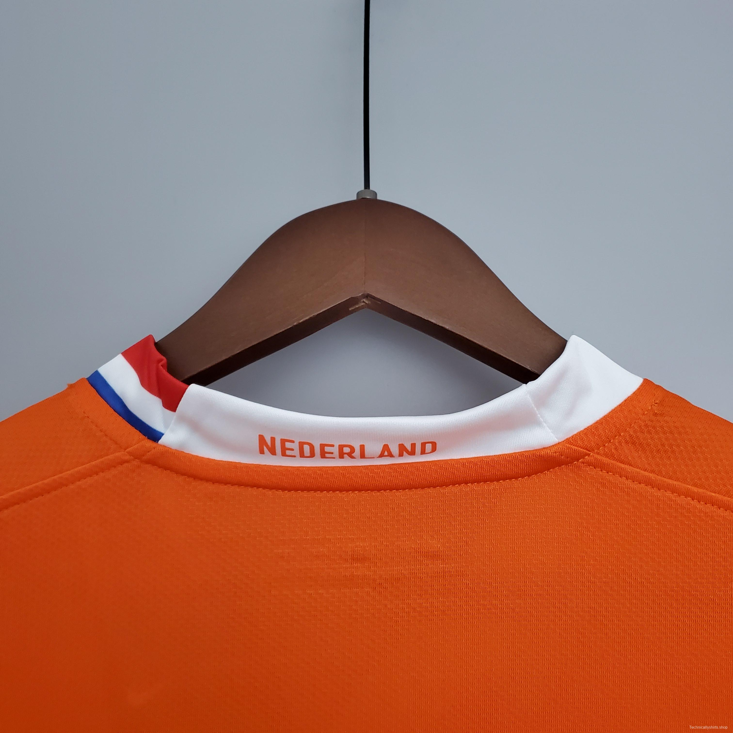 Retro Netherlands 2008 home Soccer Jersey