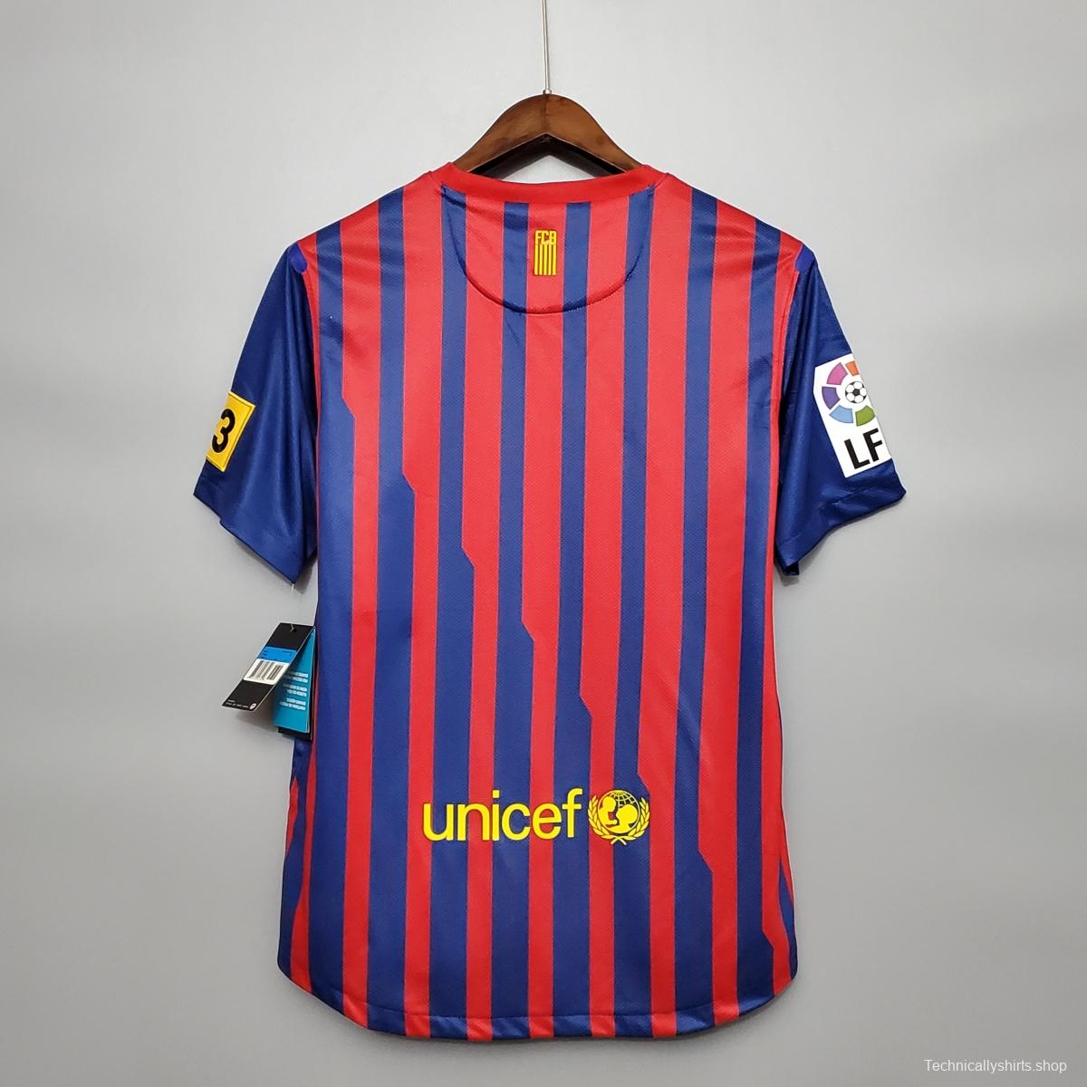 Retro Barcelona 11/12 home Soccer Jersey