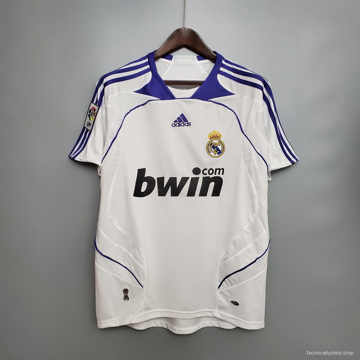 Retro Real Madrid 07/08 home Soccer Jersey