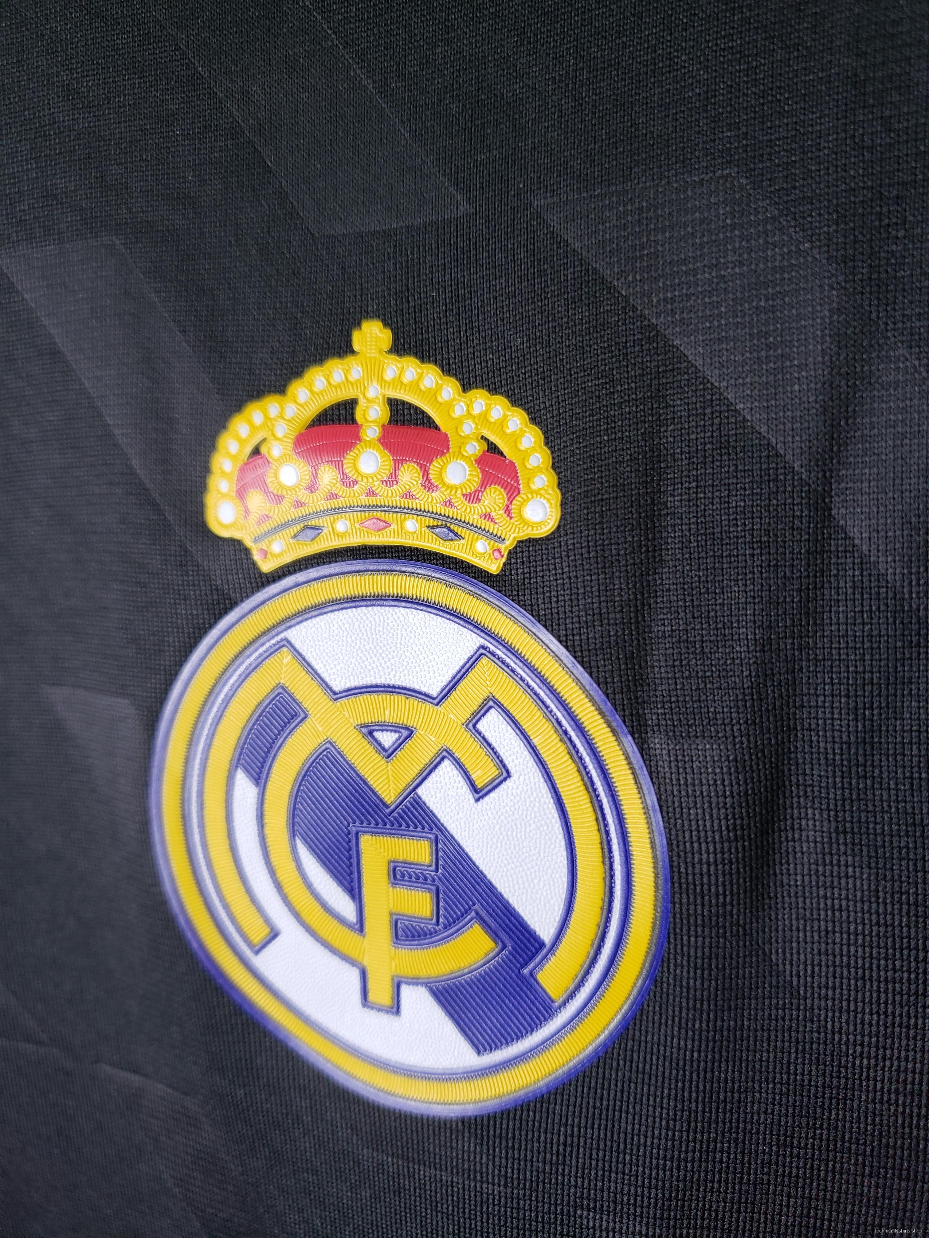 2012 Real Madrid black short sleeve Soccer Jersey