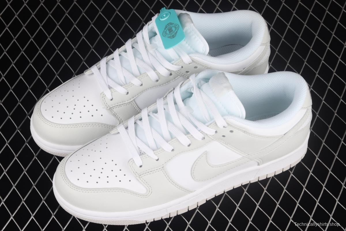 NIKE SB DUNK Low dunk series white light gray color matching low-side leisure sports skateboard shoes DD1503-103