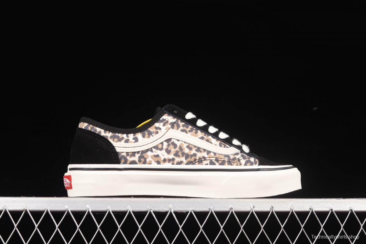 Vans Style 36 popular animal leopard print side stripe sports skateboard shoes VN0A5HYRA6D