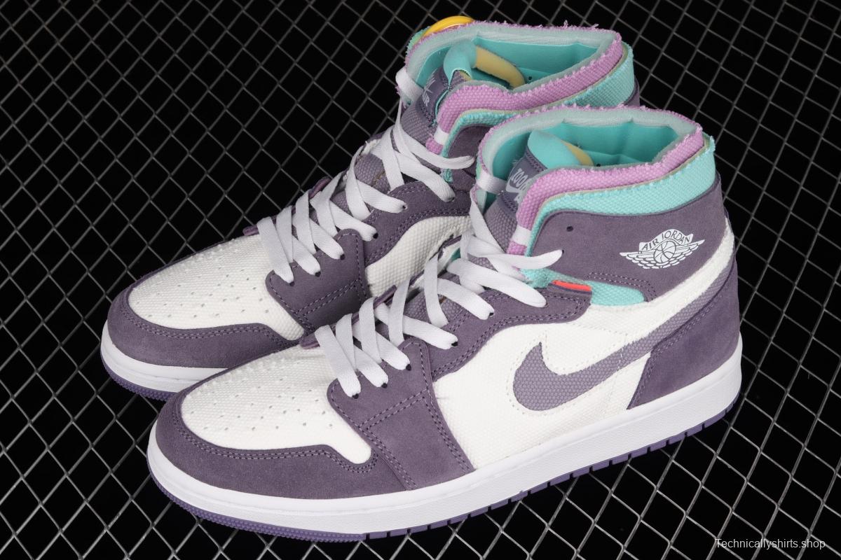 Air Jordan 1 Zoom CMFT Tropical Twist Taro Purple CT0978-150