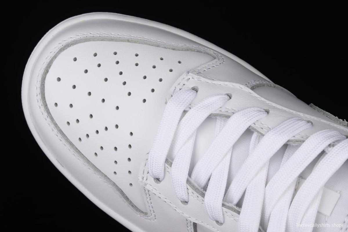 NIKE SB DUNK Low Prm pure white color SB buckle rebound fashion leisure board shoes DD1503-109