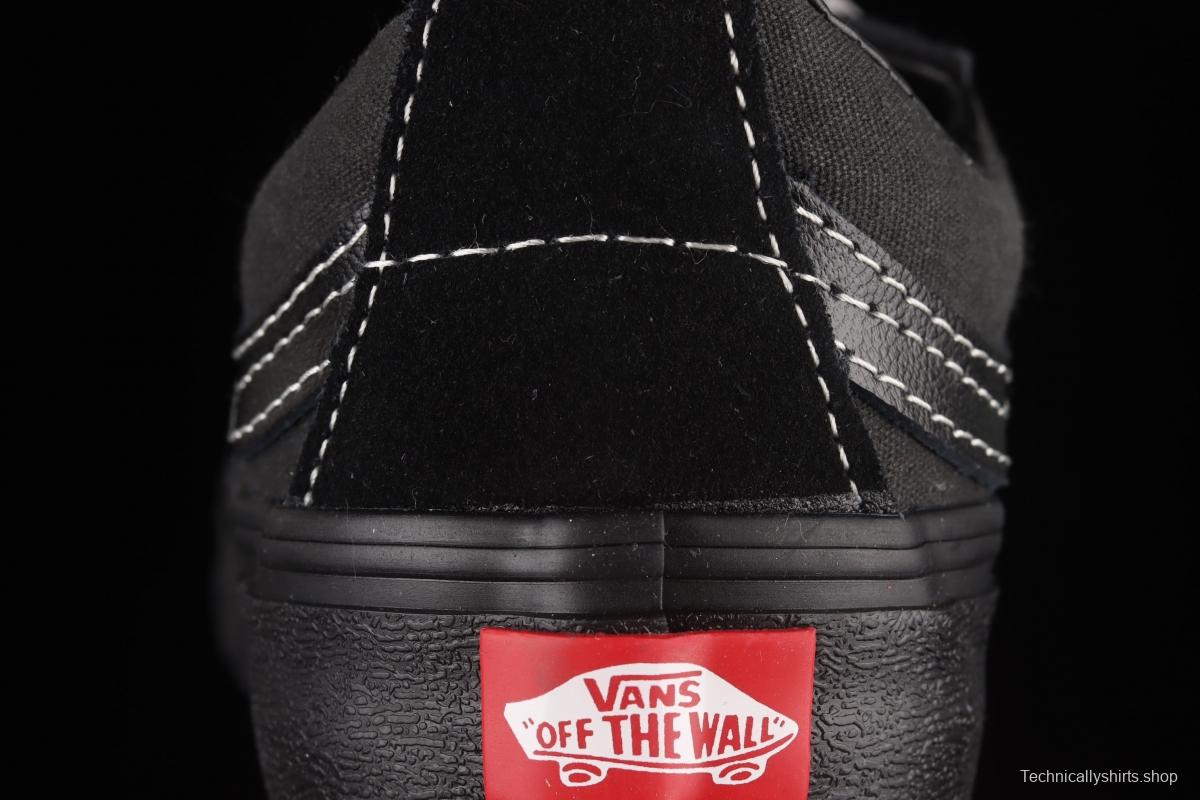 Vans Sk8-Low Yu Wenle's all-black low-top casual board shoes VN0A4UW12U3