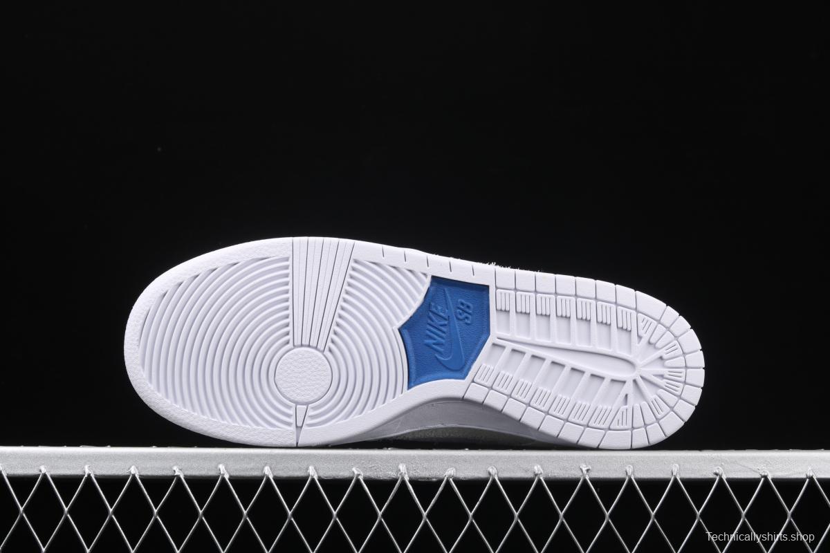 NIKE SB Zoom DUNK Low Pro QS joint name rice white double hook low-top skateboard shoes AL9613-161