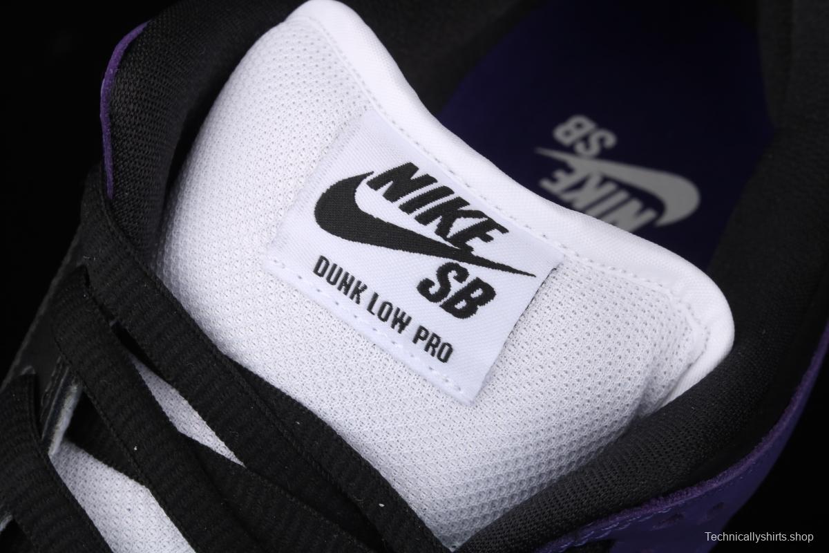 NIKE SB DUNK Low Court Purple black and purple North Carolina low-top leisure sports skateboard shoes BQ6817-500