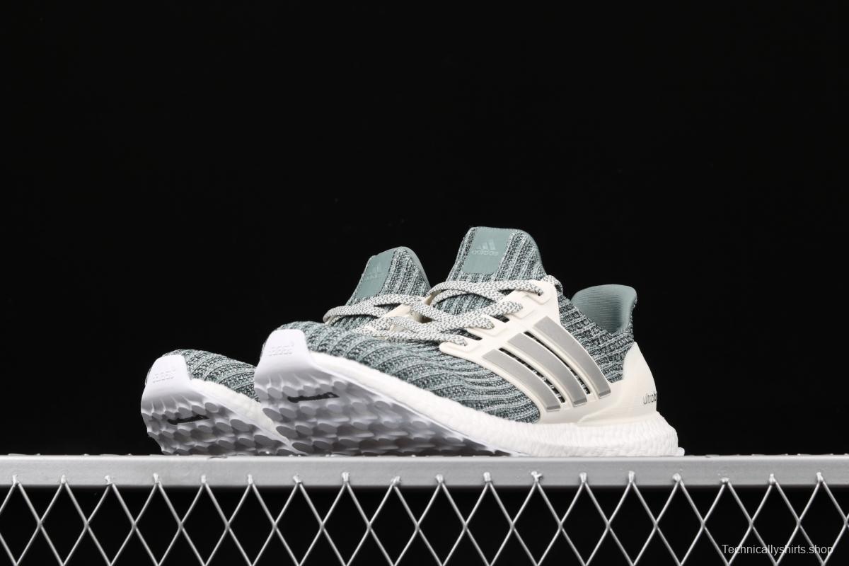 Adidas Ultra Boost 4.0 Pale Mint Green CM8272 the fourth generation of knitted striped mint green UB