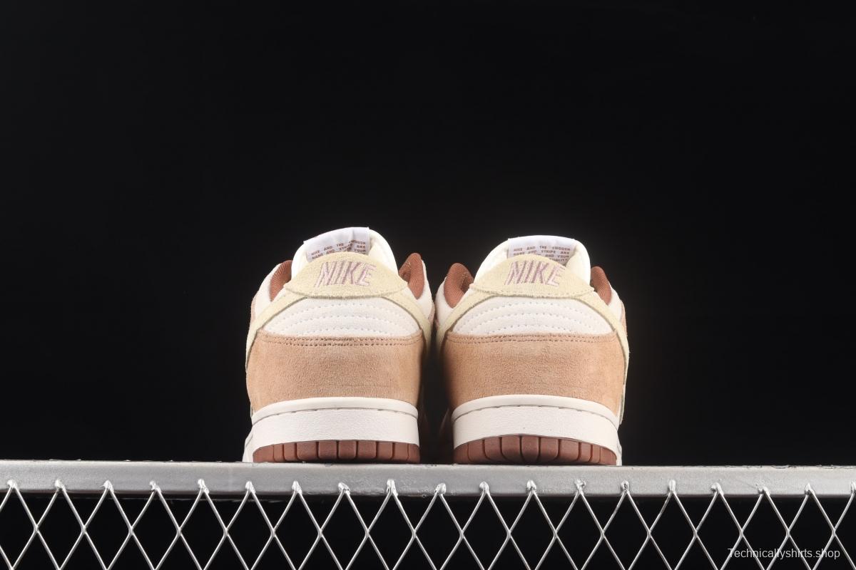 NIKE SB DUNK Low Prm milk brown SB buckle rebound fashion casual board shoes DD1390-100