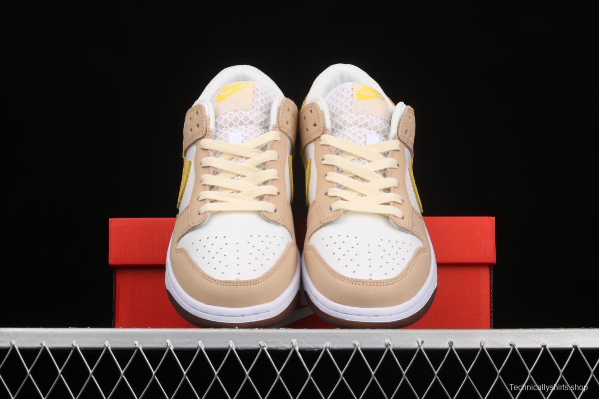 NIKE SB DUNK Low dunk series lemon yellow color matching low-side leisure sports skateboard shoes DJ6902-700