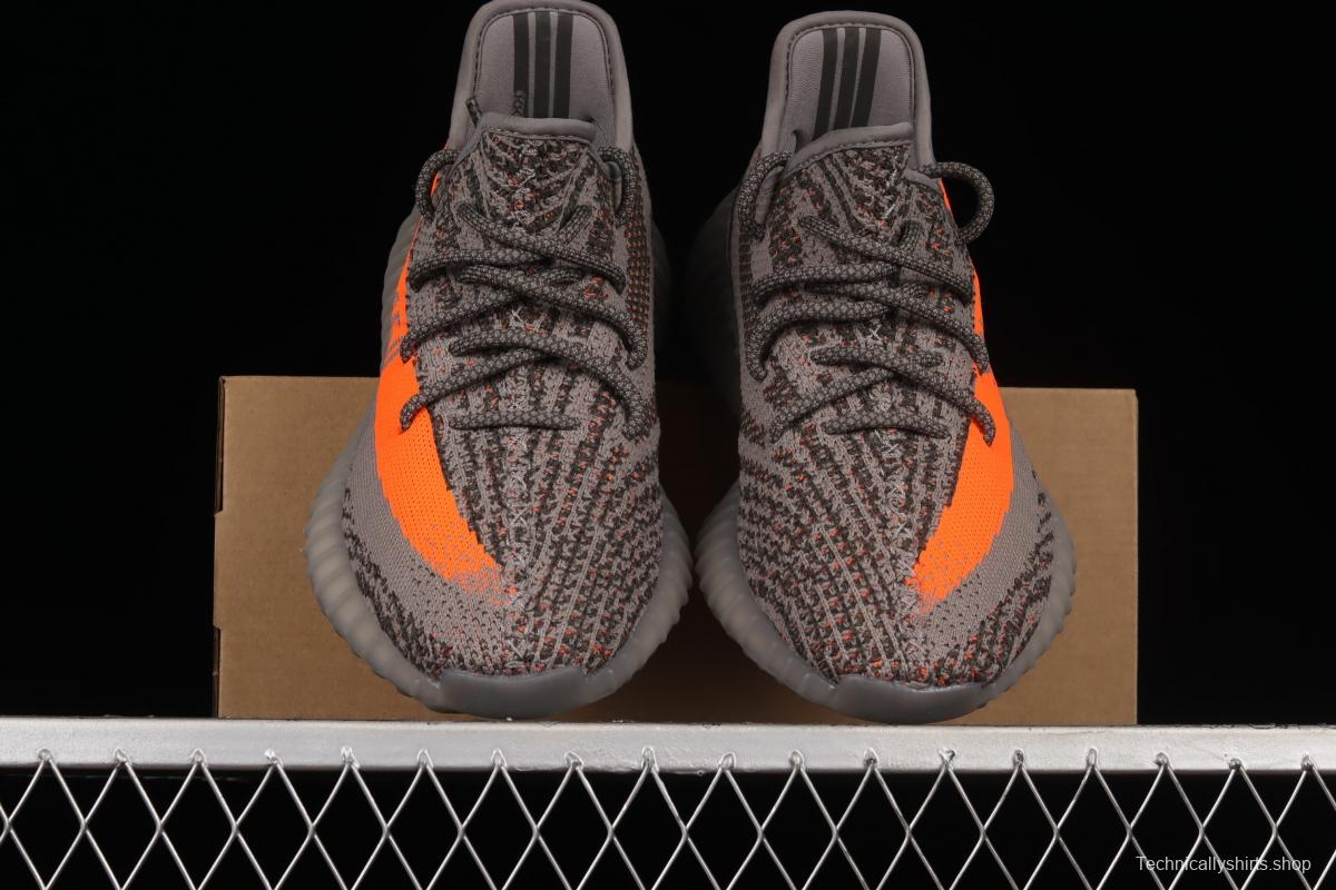 Adidas Yeezy 350 Boost V2 GW1229 Grey Orange Starry BASF Boost Original Bottom