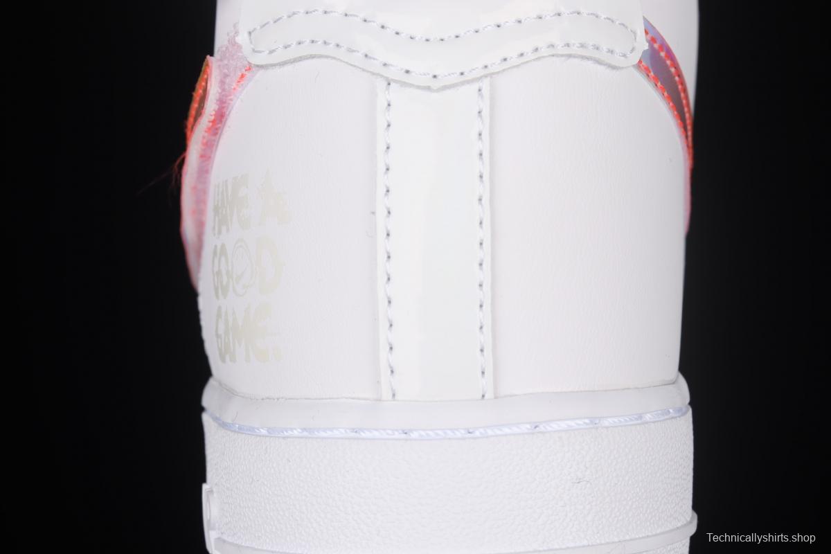 NIKE Air Force 1mm 07 LV8 Good Game video game limits white dazzling laser Velcro high upper board shoes DC2111-191