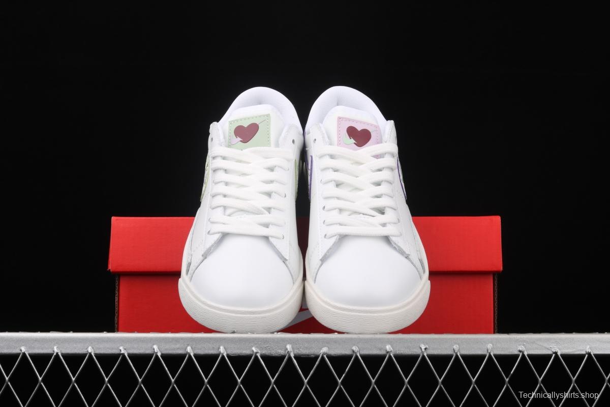 NIKE Blazer Low SE Valentine's Day shallow-cut sole retro classic Blazers leisure sports board shoes CT5750-100