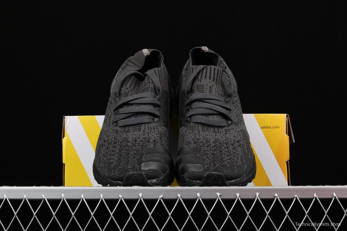 Adidas Ultra Boost Uncaged LTD Triple Black BA7996 socks and shoes