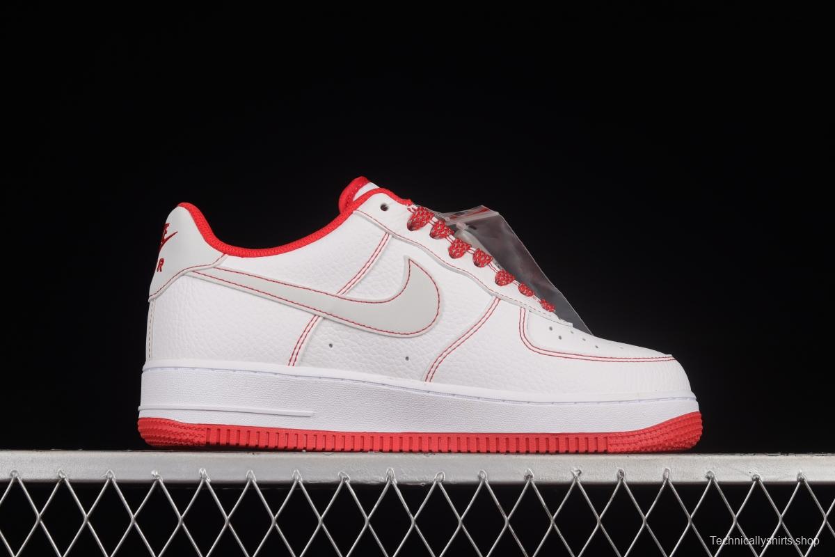 NIKE Air Force 1'07 Low SU19 White Red 3M Reflective Low Top Casual Sneakers CN2896-101