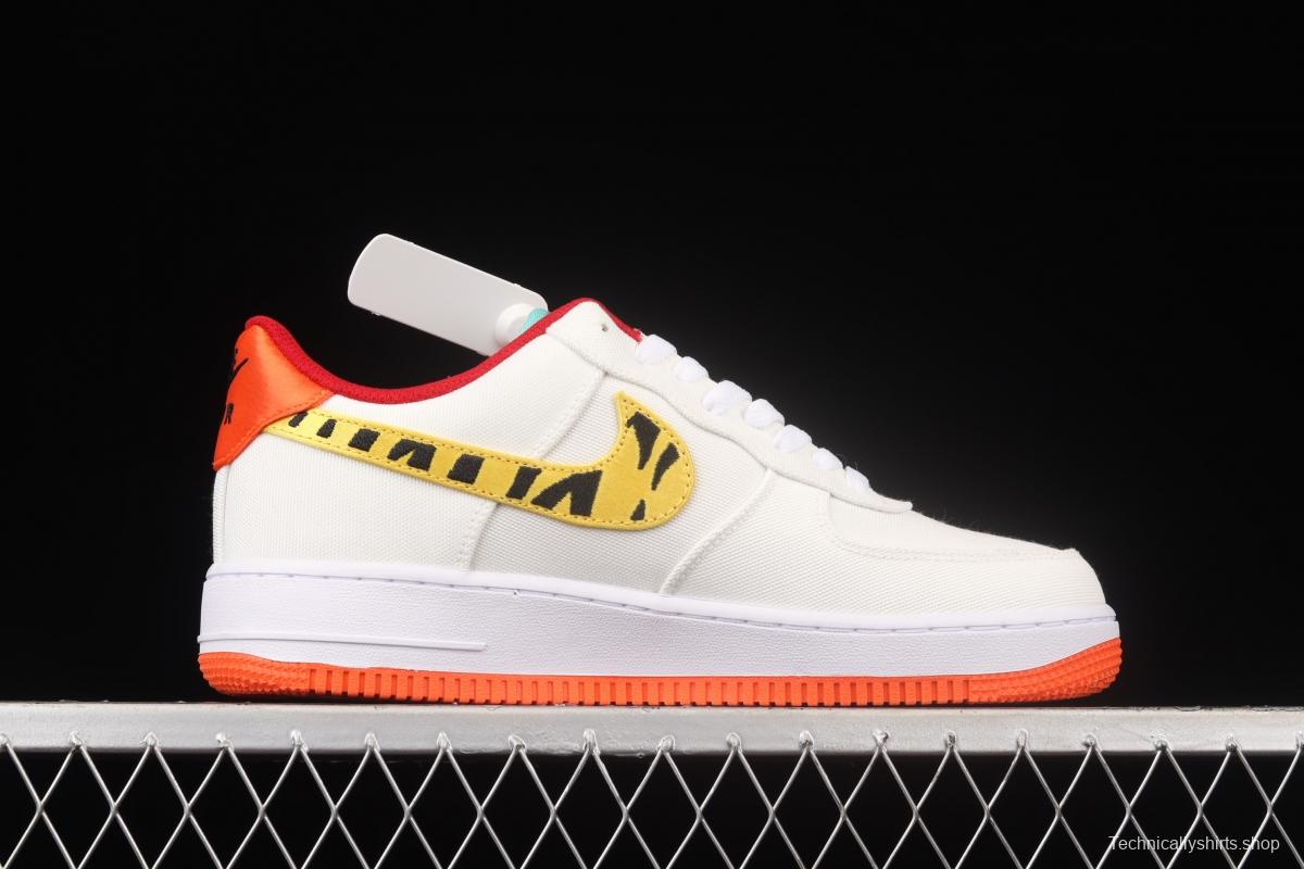 NIKE Air Force 1y07 Low year of the Tiger limited color matching low-top canvas casual board shoes DQ4502-171