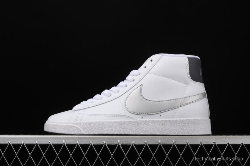 NIKE Blazer Mid Retro Trailblazer Leather High-top Leisure Sports Board shoes AV9375-106
