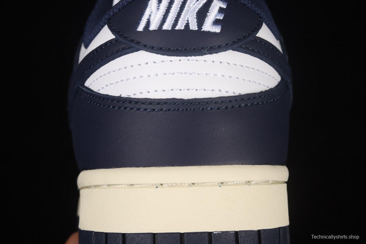 NIKE SB DUNK Low Navy Blue navy blue color SB buckle rebound fashion casual board shoes DD1503-115