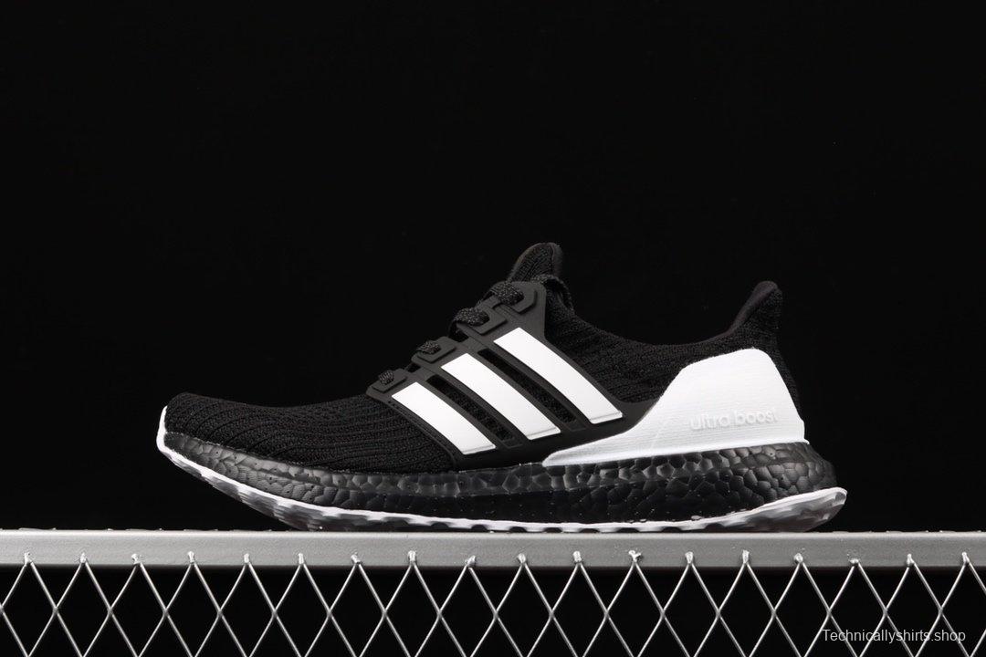 Adidas Ultra Boost 4.0G28965 Das fourth generation knitted stripe UB Oreo color matching