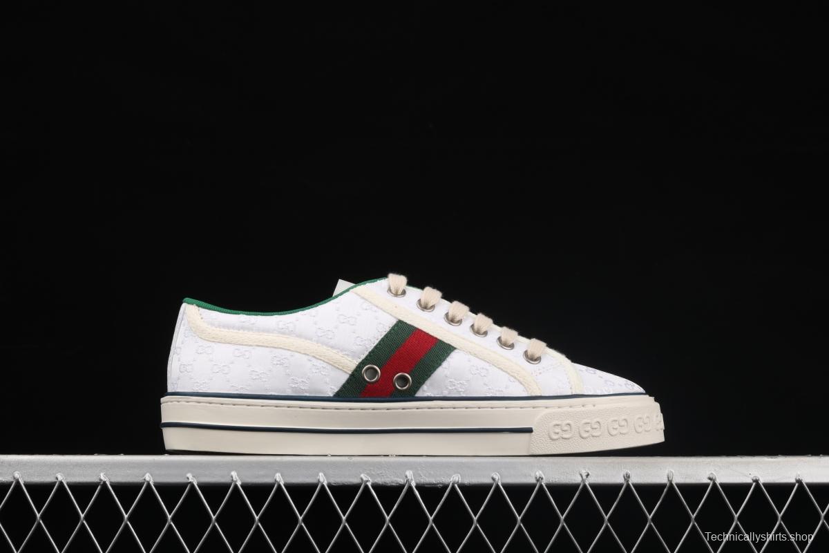 Gucci Tennis 1977 Print Sneaker canvas printed retro leisure sports board shoes