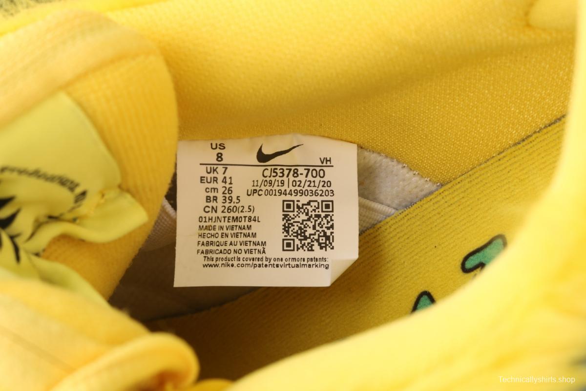 Grateful DeAdidas x NIKE SB DUNK Low Yellow Bear joint style yellow and blue bear sports skateboard shoes CJ5378-700