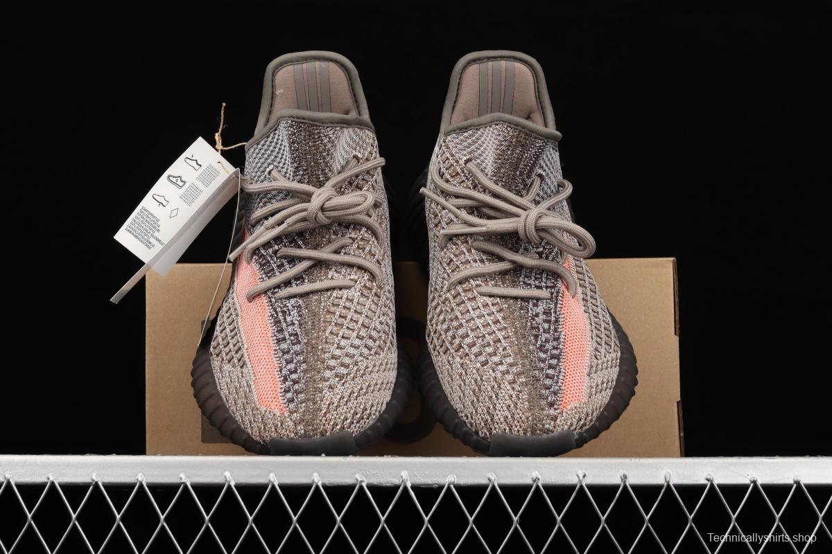 Adidas Yeezy 350 Boost V2 Ash Stone GW0089 Darth Coconut 350 second generation hollowed-out volcanic lime powder color BASF Boost original