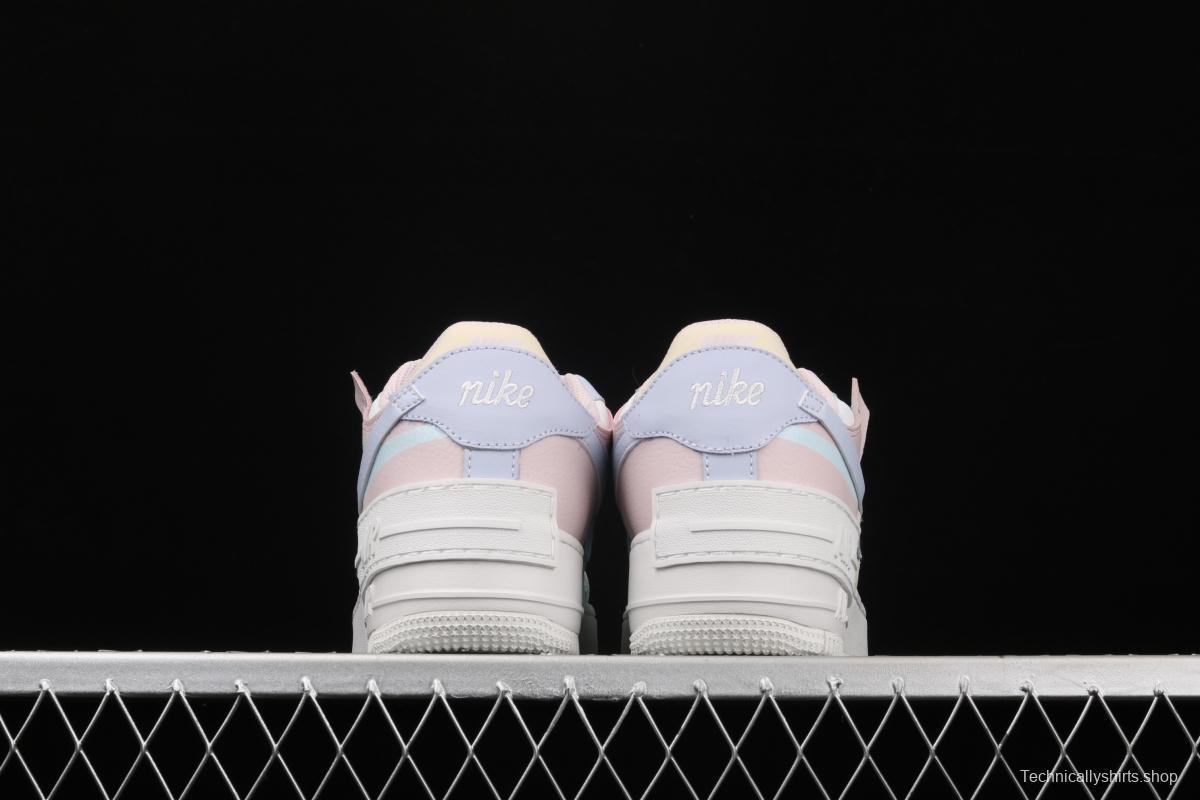 NIKE Air Force 1 ShAdidasow light weight heightened low-top 100-top board shoes CI0919-106