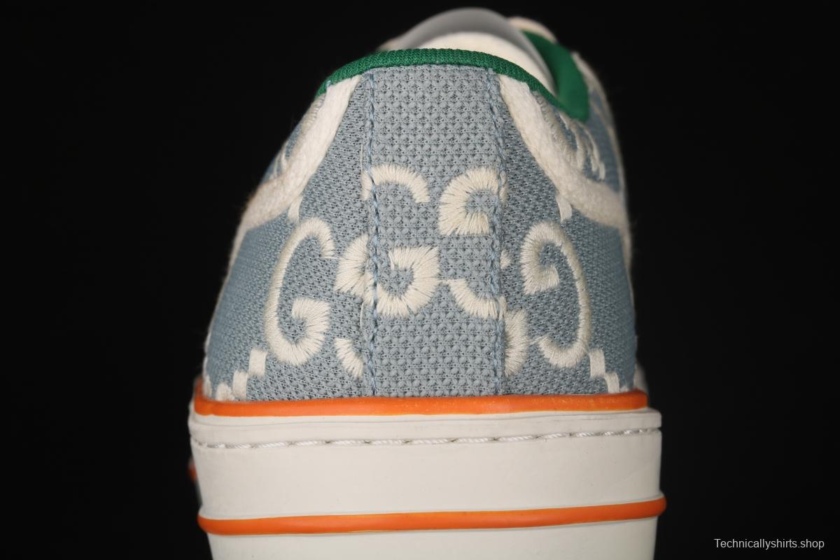 Gucci Tennis 1977 Print Sneaker canvas printed retro leisure sports board shoes