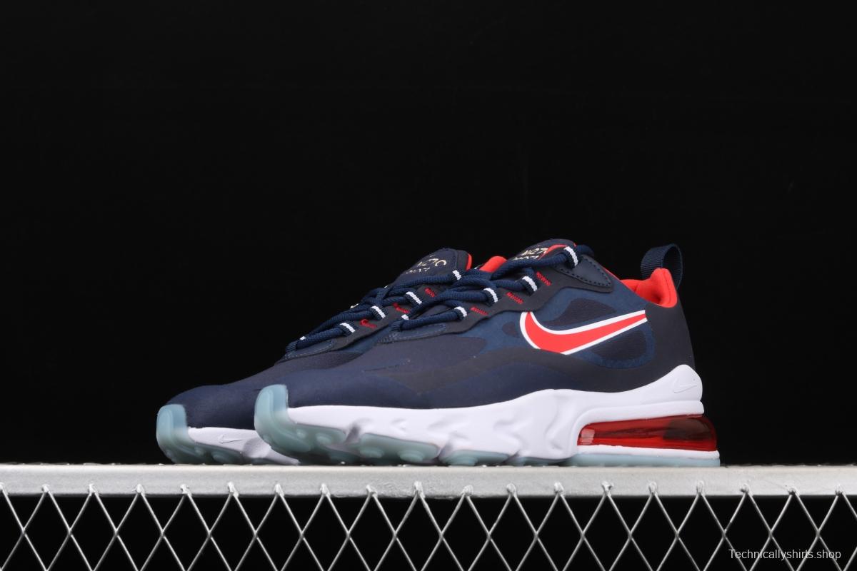 NIKE Air Max 270React new high-frequency mesh function half-palm air cushion running shoes CT1280-400