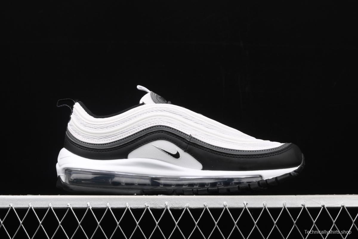 NIKE Air Max 97 white and black color matching bullet air cushion running shoes DC3494-990