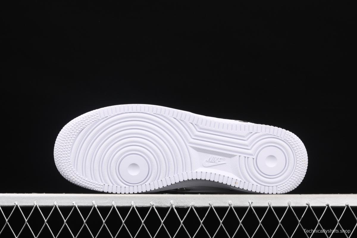 NIKE Air Force 11607 Low All white joint name small silver hook low-top casual board shoes CT1990-100