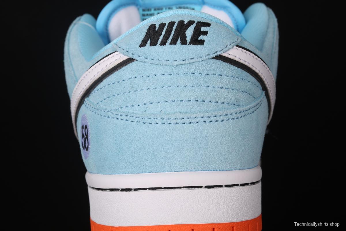 WE CLUB 58 x NIKE SB DUNK Low Pro Club 58 Gulf Slam Dunk Series low side leisure sports skateboard shoes BQ6817-401