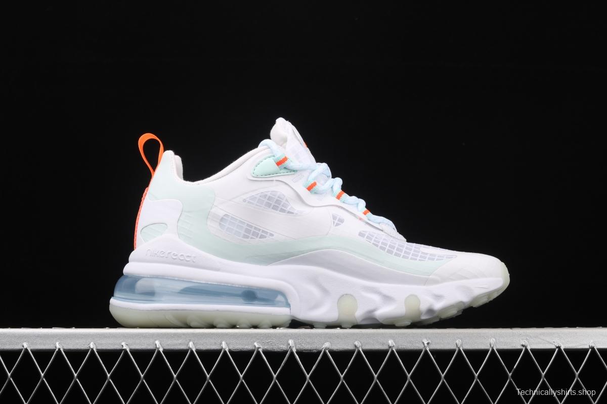 NIKE Air Max 270React new high-frequency mesh function half-palm air cushion cushioning running cloth shoes CJ0620-100