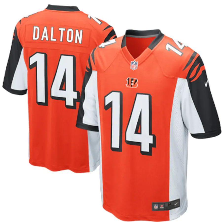 Men's Andy Dalton Orange Alternate Player Limited Team Jersey