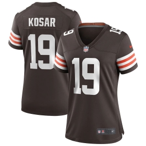 Women's Bernie Kosar Brown Retired Player Limited Team Jersey