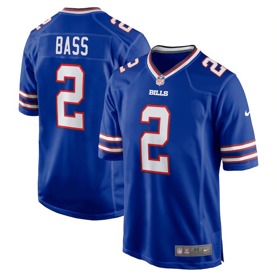 Men's Tyler Bass Royal Player Limited Team Jersey