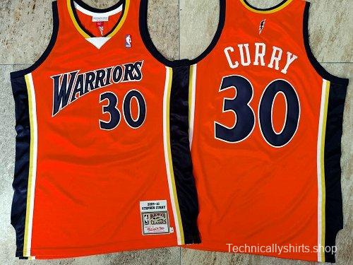 Men's Stephen Curry Orange Retro Classic Team Jersey