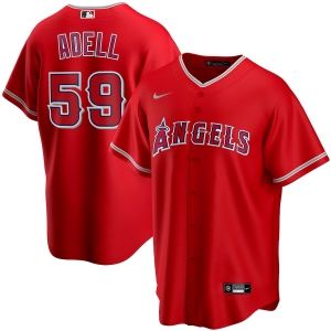 Men's Jo Adell Red Alternate 2020 Player Team Jersey