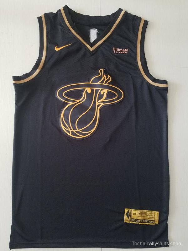 Dwyane Wade 3 Black Golden Edition Jersey