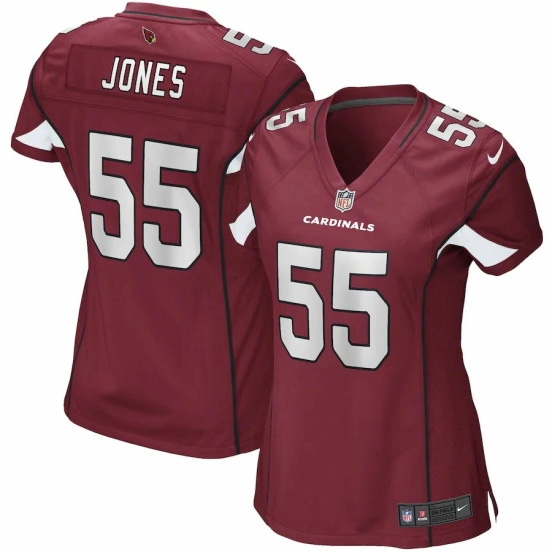 Women's Chandler Jones Red Player Limited Team Jersey