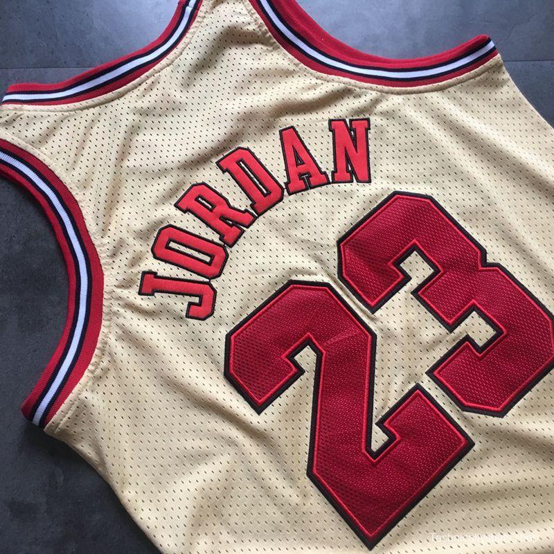 Men's Michael Jordan White Retro Classic Team Jersey