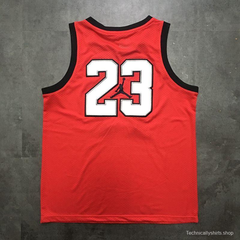 Men's Michael Jordan Red Retro Classic Team Jersey