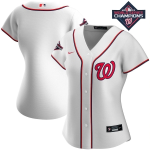 Women's White 2019 World Series Champions Home Team Jersey