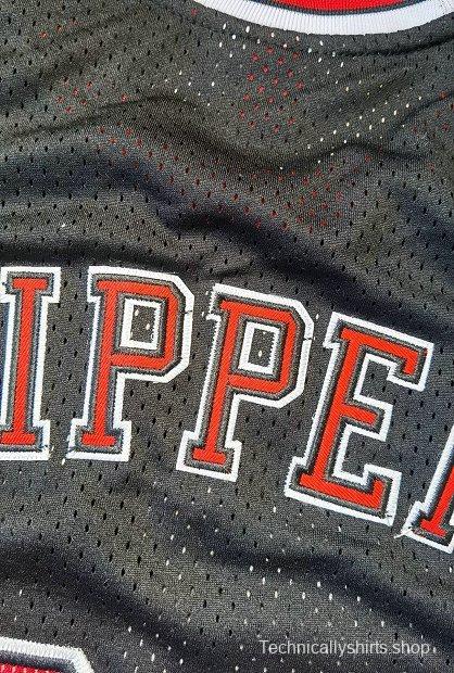 Men's Scottie Pippen Black Retro Classic Team Jersey