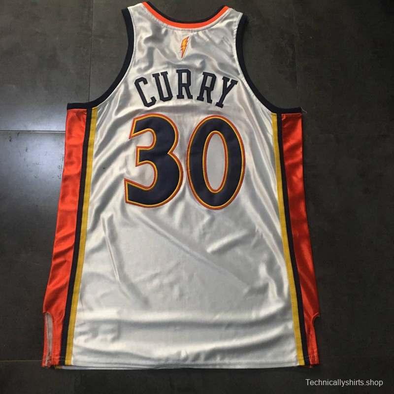 Men's Stephen Curry White Retro Classic Team Jersey