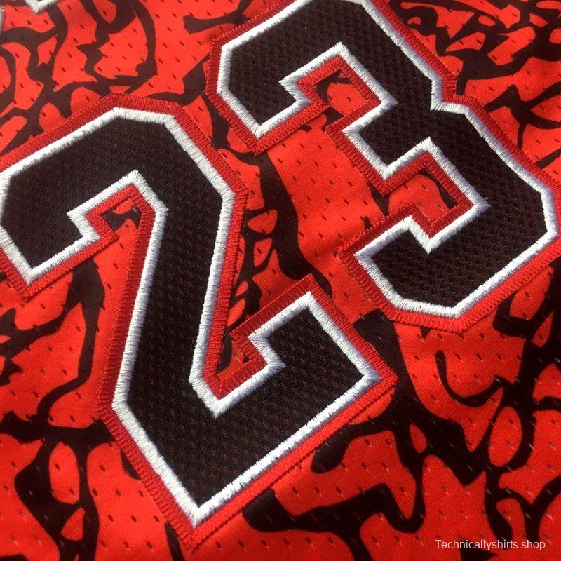 Men's Michael Jordan Red Retro Classic Team Jersey