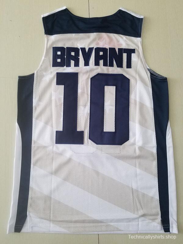 Kobe Bryant 10 White USA Basketball Jersey