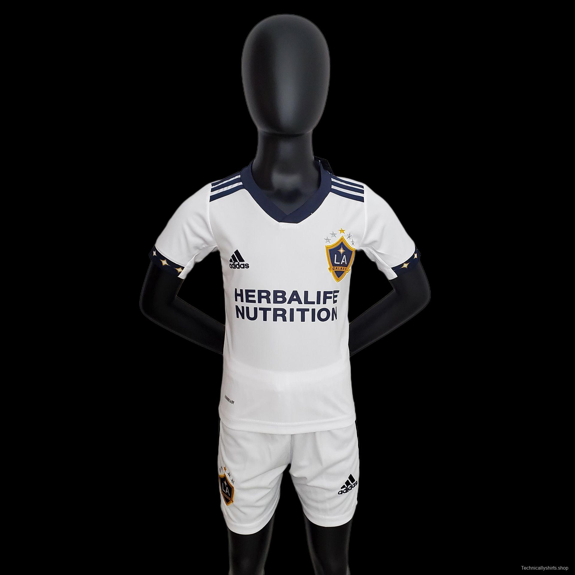 22/23 Kids LA Galaxy Home Size 16-28 Soccer Jersey